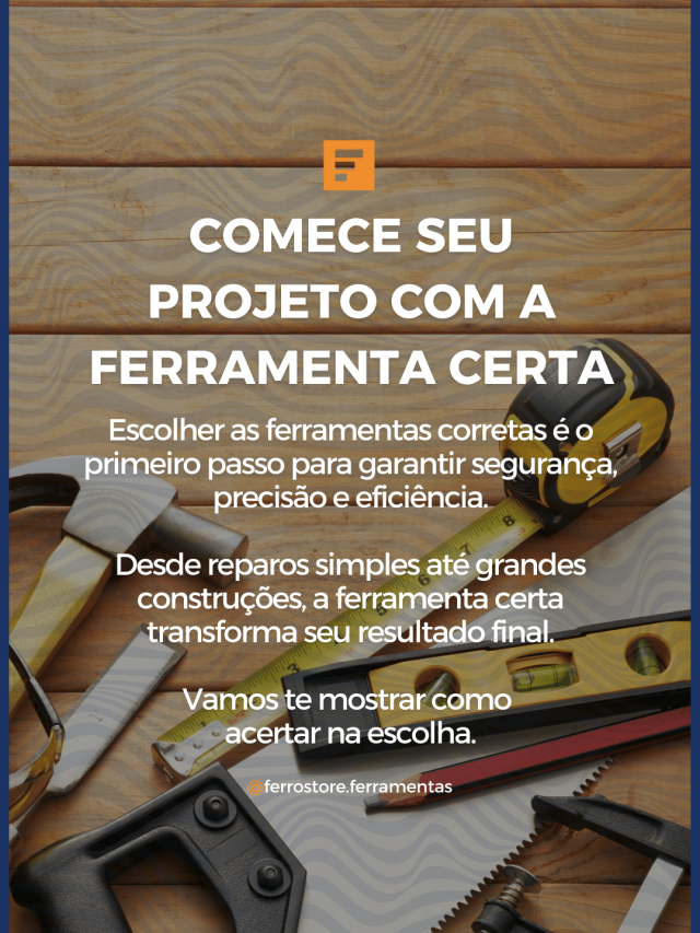 Comece Seu Projeto com a Ferramenta Certa