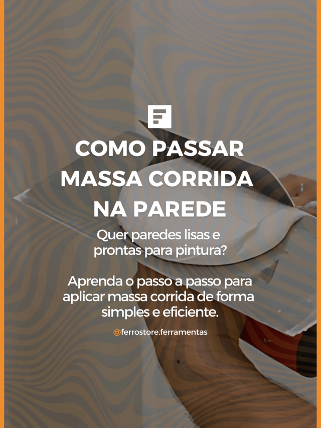 Como passar massa corrida  na parede