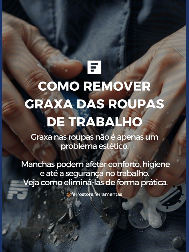 Como remover graxa das roupas de trabalho